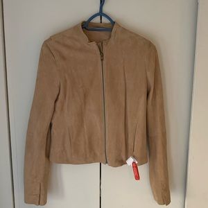 Vince Tan Suede Jacket